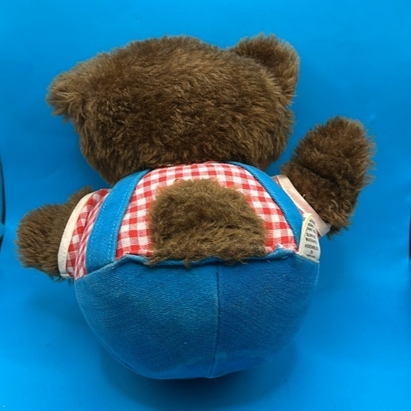 VINTAGE FISHER PRICE BABY TEDDY BEAR CHIME BALL STUFFED ANIMAL PLUSH # 7…​ - Picture 2 of 5